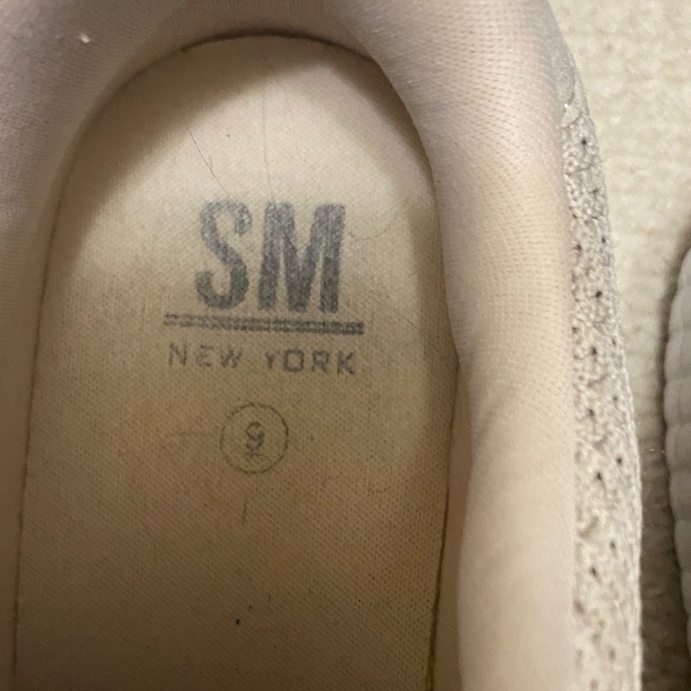 Steve Madden Women’s Neutral Beige Knit Lace-Up Sneakers size 9 - Picture 10 of 14
